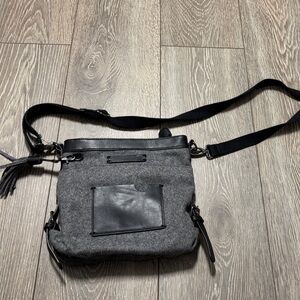 Sherpani Gray and Black Crossbody Bag